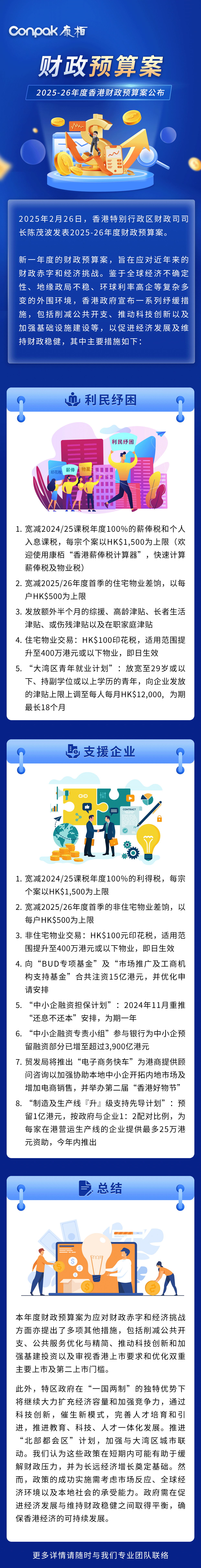 2025-26年度香港财政预算案公布